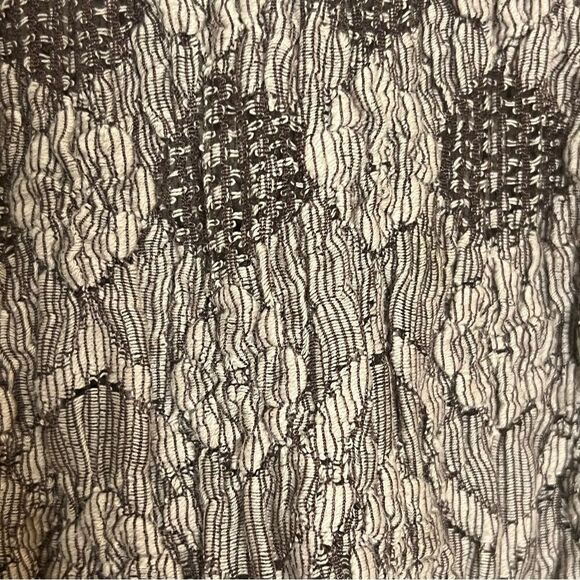 Free People Brown Floral Print Textured Pucker Boho  Top - Picture 4 of 5